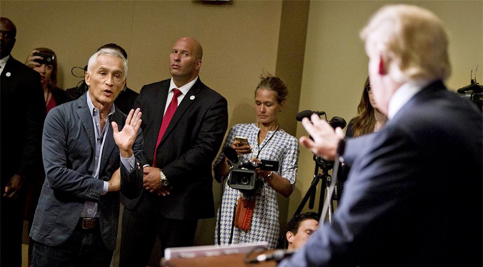 Esta fue la respuesta de Jorge Ramos a Donald Trump