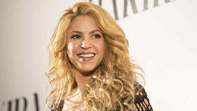 BARCELONA, SPAIN - MARCH 20: Colombian singer Shakira poses during the presentation of her new album 'Shakira' in Barcelona, Spain on March 20, 2014. (Photo by Albert Llop/Anadolu Agency/Getty Images)