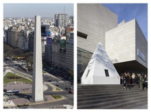 El Obelisco de Buenos Aires se quedó sin punta (Foto)