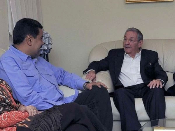 Maduro y Castro se reunieron en Nueva York