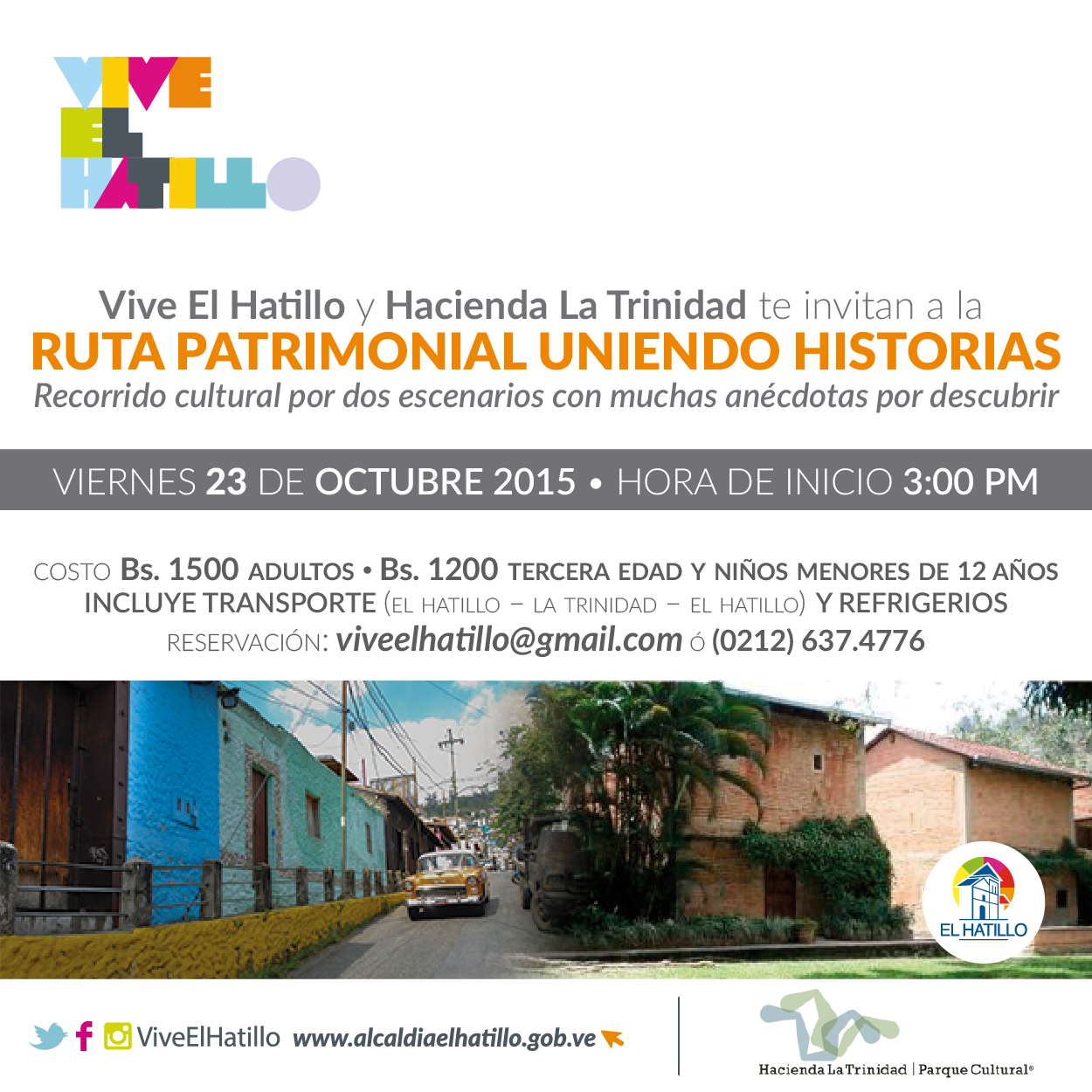 Recorre El Hatillo con la ruta patrimonial “Uniendo Historias”