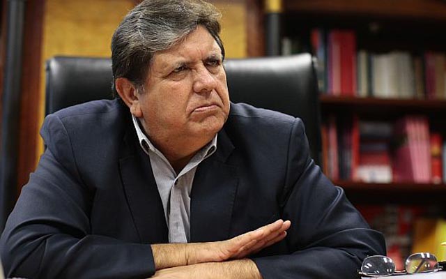 El expresidente peruano Alan García 