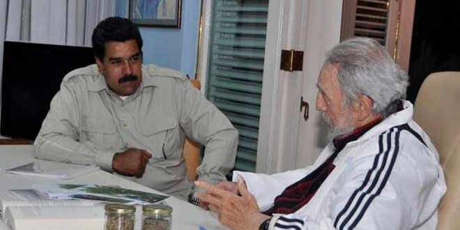 Fidel Castro felicitó a Maduro por su discurso tras derrota en las parlamentarias