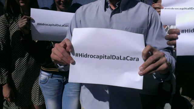 Inician campaña #HidrocapitalDaLaCara por falta de mantenimiento y botes de agua