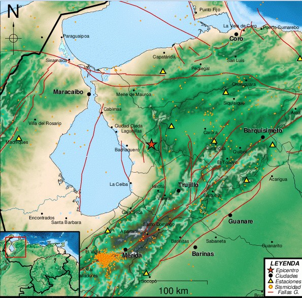 Sismo de magnitud 2.7 al este de Bachaquero