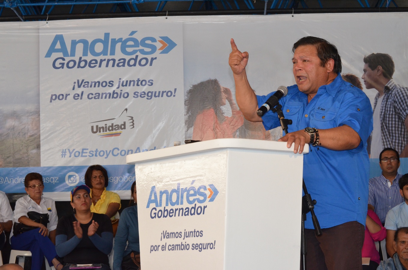 Andrés Velásquez oficializó su candidatura a primarias de la MUD