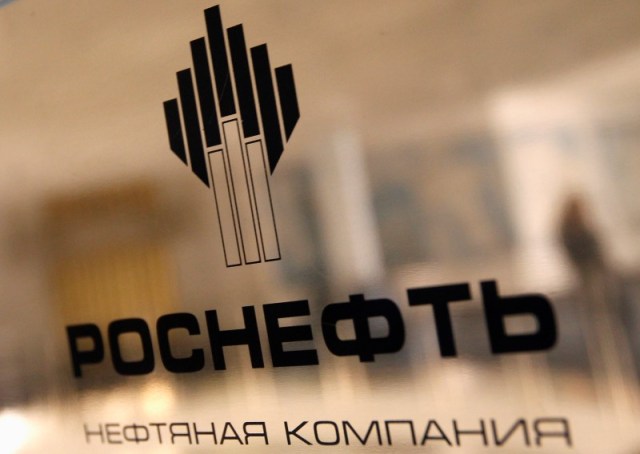 El logo de la petrolera estatal rusa Rosneft REUTERS/Alexander Demianchuk