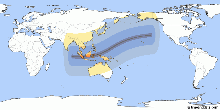 El 8 y 9 de Marzo habrá eclipse total de sol + superluna