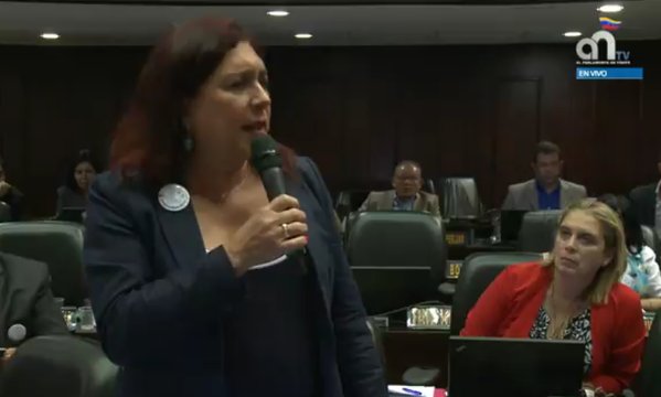 Tamara Adrián señala a la bancada chavismo por su postura homofóbica frente a la sexodiversidad