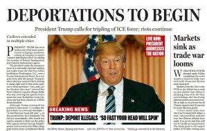 The Boston Globe pone a Trump como presidente de EEUU en falsa portada