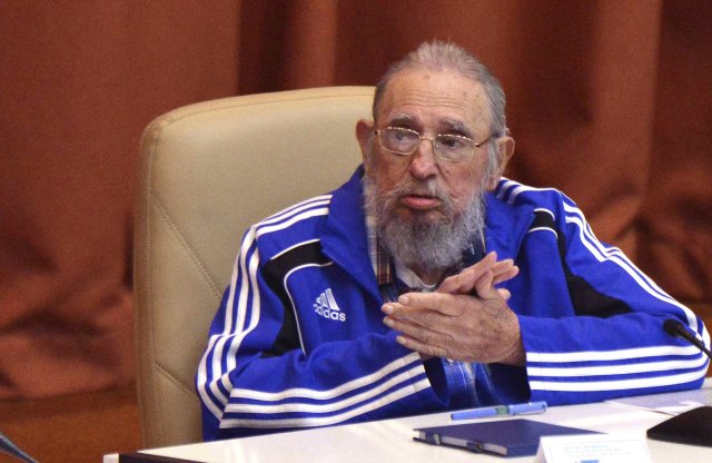 Cuba's former president Fidel Castro attends the closing ceremony of the seventh Cuban Communist Party (PCC) congress in Havana, Cuba, in this handout received April 19, 2016. Omara Garcia/Courtesy of AIN/Handout via REUTERSATTENTION EDITORS - THIS IMAGE WAS PROVIDED BY A THIRD PARTY. EDITORIAL USE ONLY. TPX IMAGES OF THE DAY
