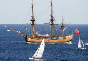Posibles restos del barco del capitán Cook en Rhode Island