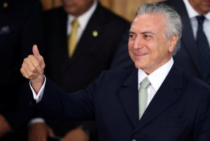 Primeras palabras de Temer: Hay que rescatar la credibilidad de Brasil