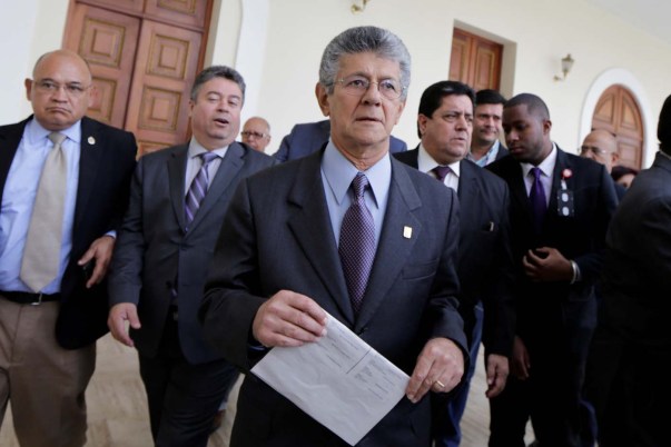 El presidente de la Asamblea Nacional, Henry Ramos Allup