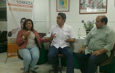 Roland Carreño visitó a vecinos de Santa  Paula con “Un café con Luis Somaza”