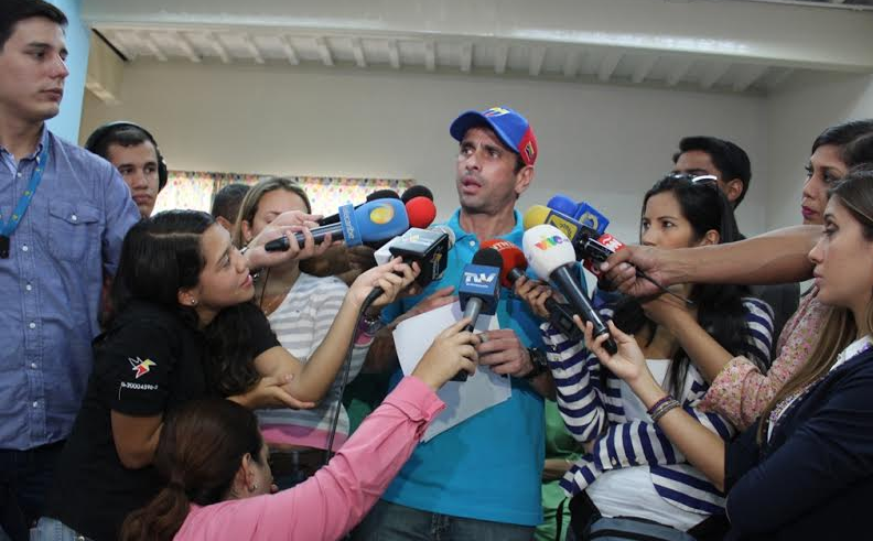 Capriles: El Gobierno no quiere diálogo lo que le interesa es ganar tiempo