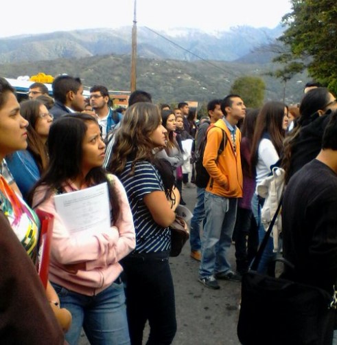 Estudiantes de la ULA protestan por presupuesto insuficiente del comedor