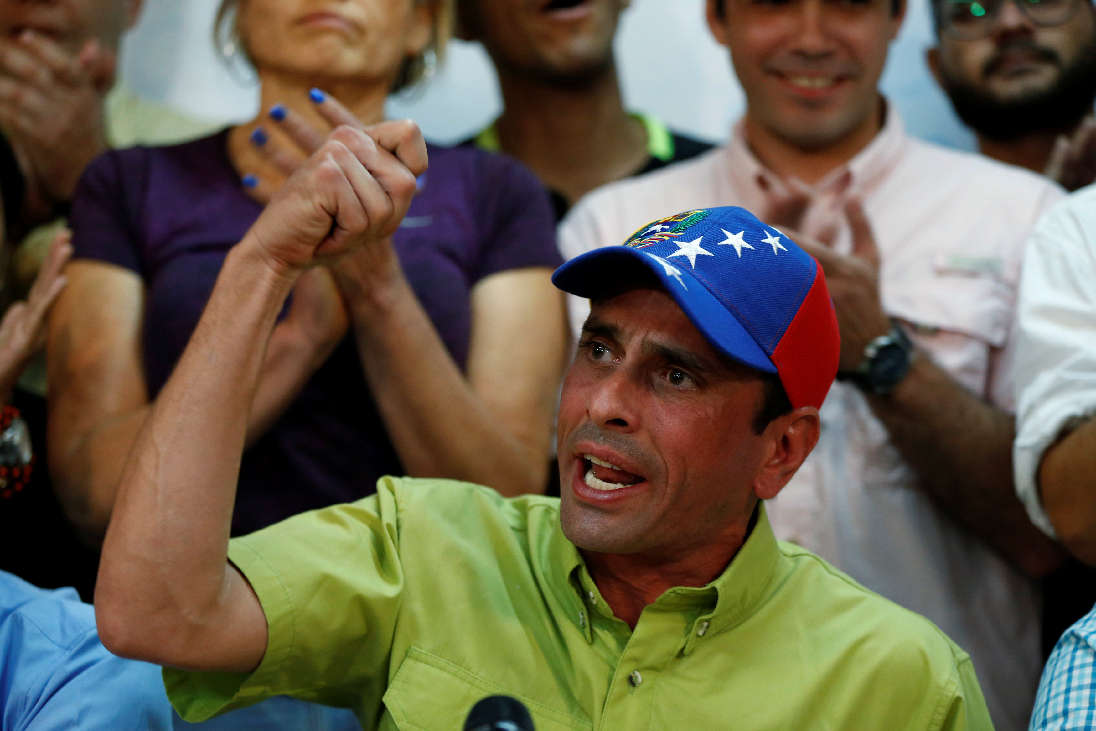 Capriles no descarta que la marcha opositora del día miércoles se dirija a Miraflores