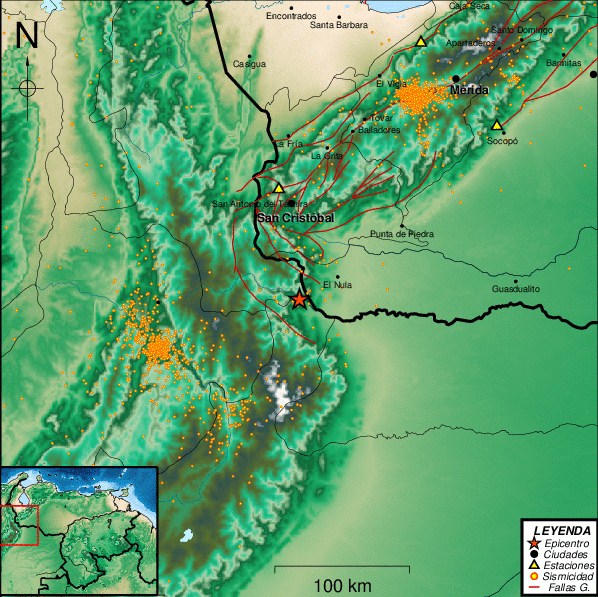 Sismo en El Nula