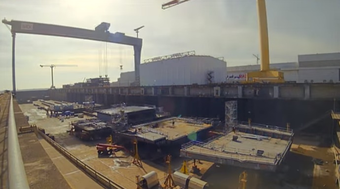La impresionante construcción de un crucero en sólo minutos (Videos)