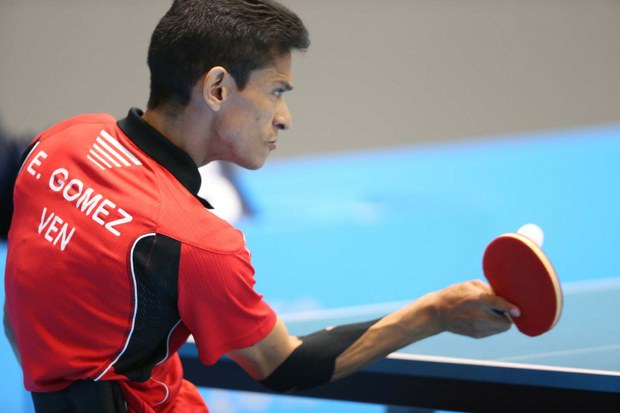 Edson Gómez competirá en el tenis de mesa. Foto: Archivo