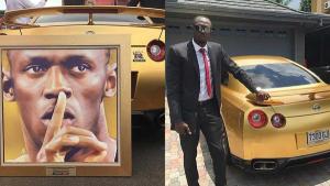 Este es el “auto de oro” que Nissan le regaló a Usain Bolt
