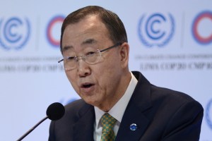 El exsecretario general de la ONU, Ban Ki-moon, de visita en Birmania