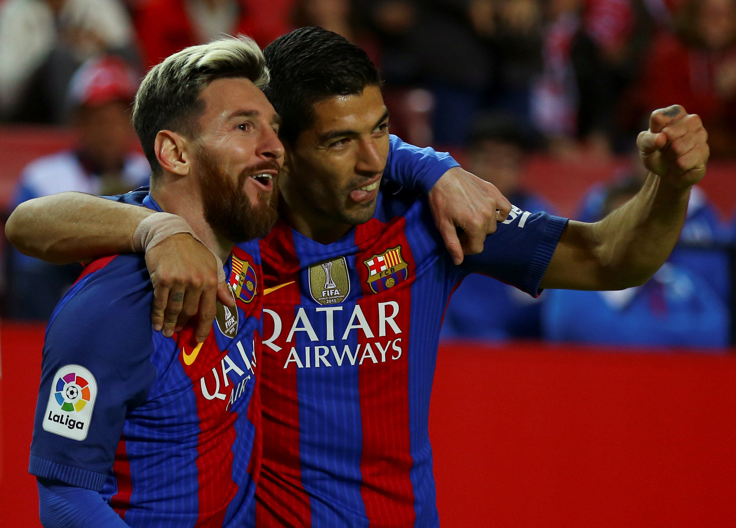Suárez y Messi acercaron al Barcelona a la final de Copa del Rey al vencer 2-1 al Atlético de Madrid