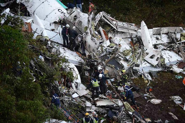 accidente avion Chapecoense colombia