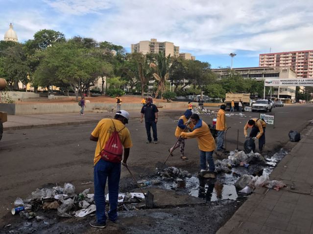 alcaldía de Maracaibo limpieza