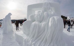 Alemania celebra el Festival de esculturas de nieve de la Selva Negra (Fotos)
