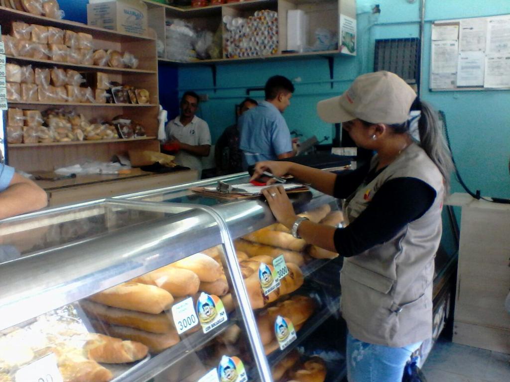 Sundde activó operativo de fiscalización a más de 500 panaderías
