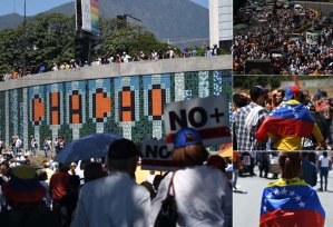 Oposición tomó el Distribuidor Altamira para exigir libertad de Leopoldo López (Fotos)