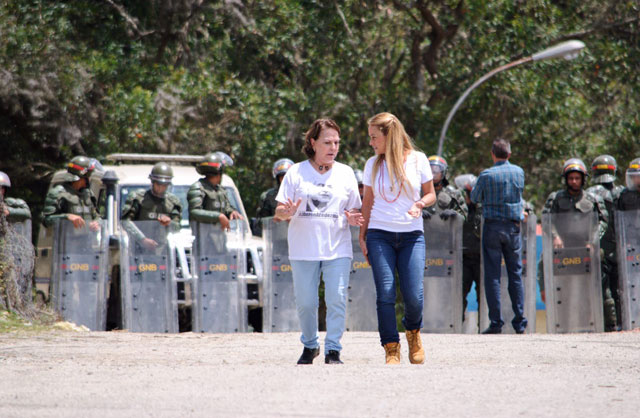 Impiden entrada de Lilian Tintori en Ramo Verde