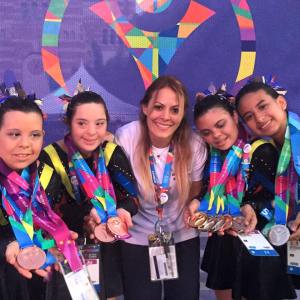 La venezolana Albalía Pérez participa en el programa Olimpiadas Especiales de EEUU