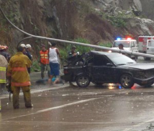 Accidente de tránsito en la autopista Valencia-Puerto Cabello dejó un fallecido