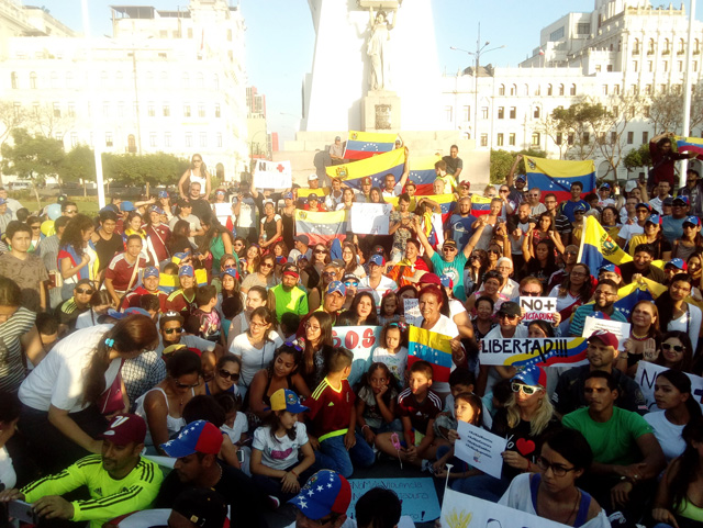 Convocan marcha contra Maduro en Lima en vísperas de Cumbre de las Américas