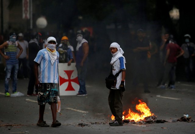 La brutal represión de este #10May que dejó un muerto y más de 160 heridos. REUTERS/Carlos Garcia Rawlins