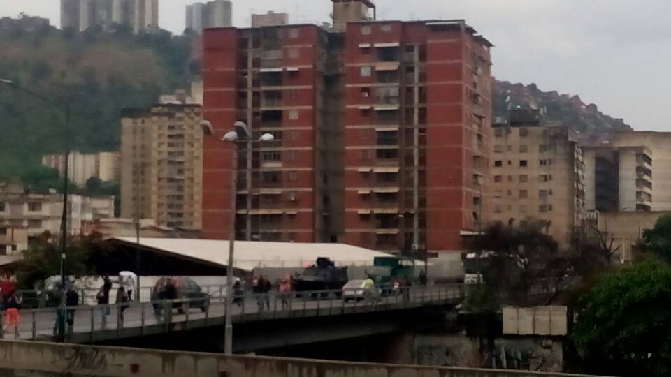 Tanquetas represoras ubicadas en El Paraíso #3May (fotos)