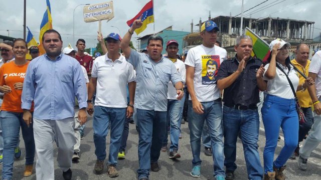 Yaracuy marchó al CNE en rechazo a la Constituyente