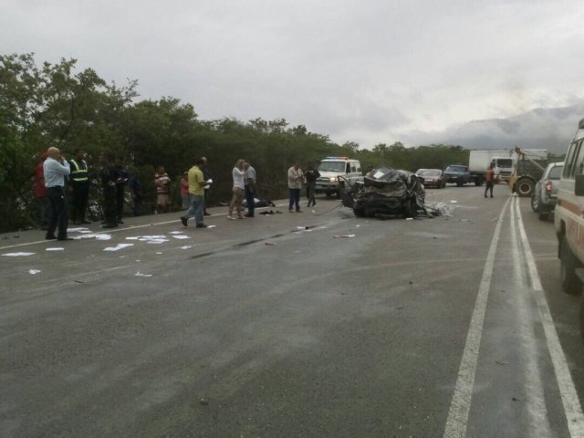 Accidente en Boca de Uchire / Foto @galindojorgemij 