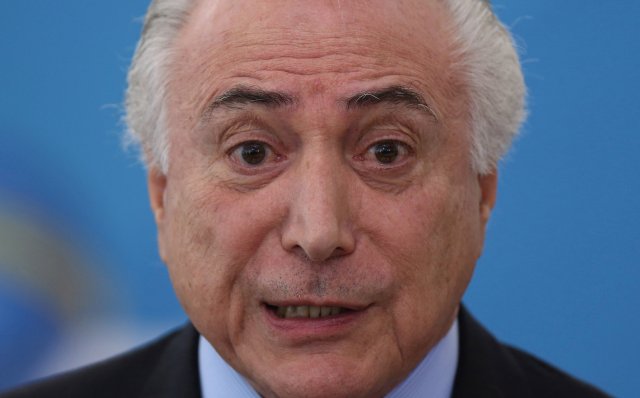 El presidente de Brasil, Michel Temer. REUTERS/Adriano Machado