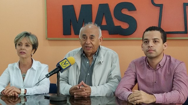 El presidente nacional del Movimiento al Socialismo, MAS, Segundo Meléndez