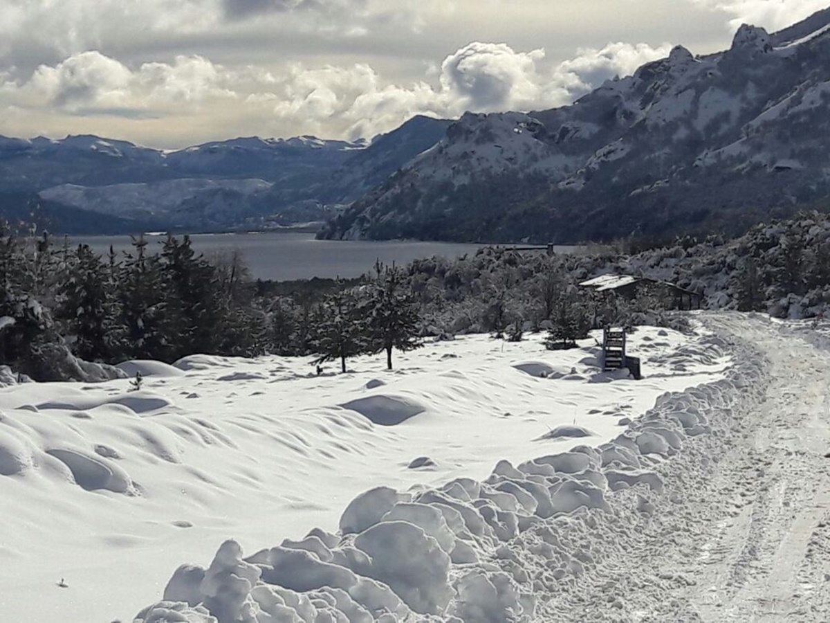 Las impresionantes imágenes de las fuertes nevadas en la Patagonia