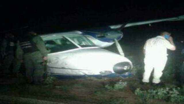 Hallan restos de droga en un avión accidentado en Venezuela (Foto: Diario Las Américas)