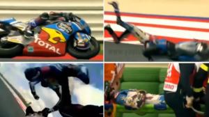 La aterradora caída de un piloto de Moto2 durante el GP de San Marino (Video)