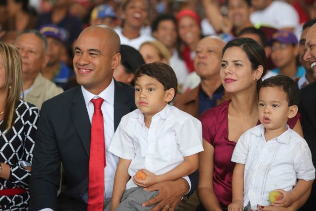 Foto: Héctor Rodríguez y familia / Prensa presidencial