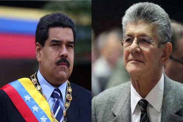 Maduro da por hecho que se enfrentará a Ramos Allup en 2018