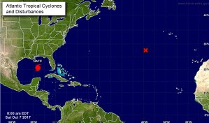El huracán Nate se intensifica en medio del Golfo de México y rumbo a EEUU