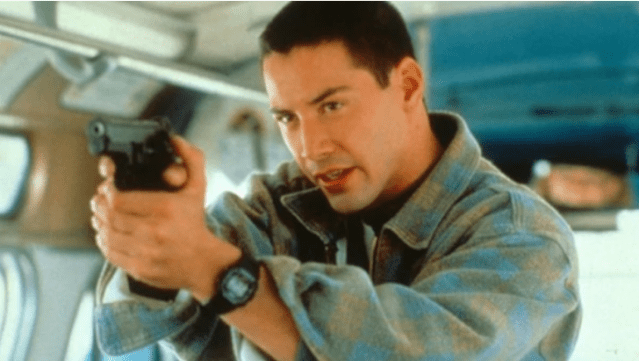 Keanu Reeves en “Máxima Velocidad” (1994)